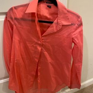 Hot pink theory button down